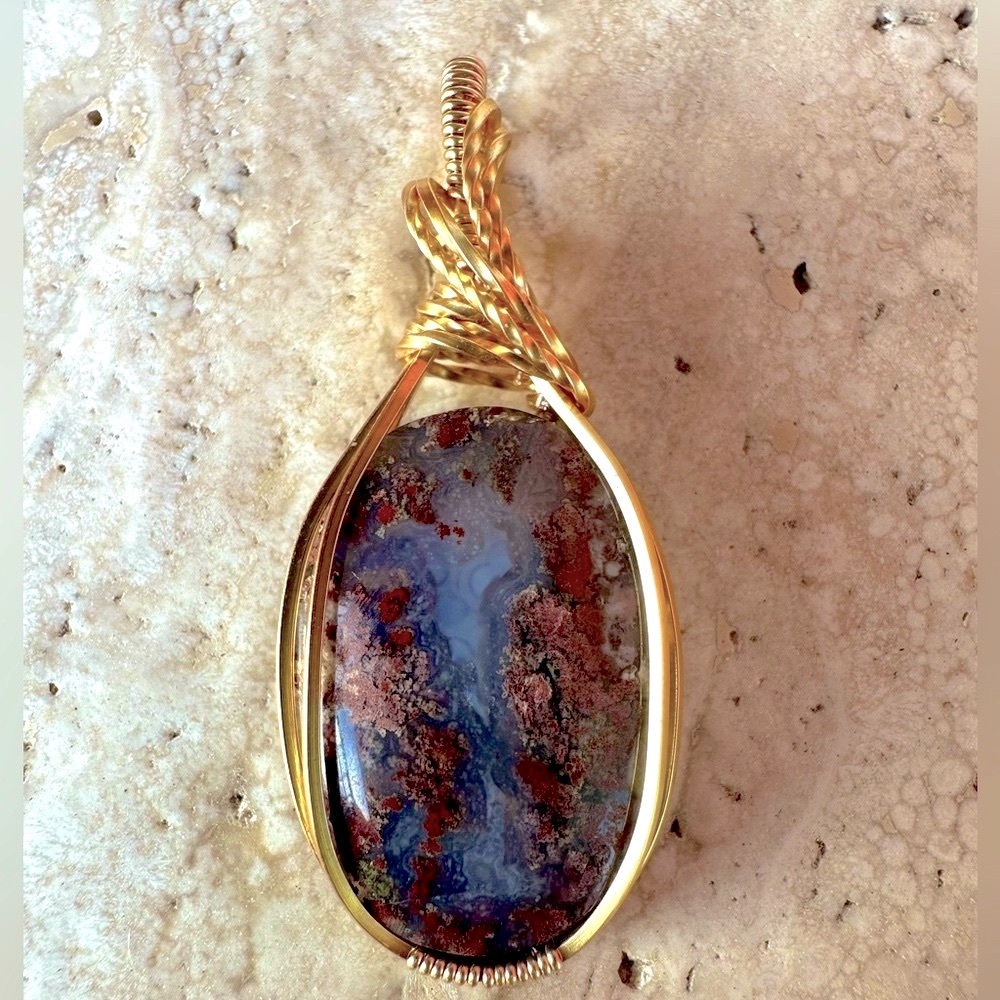 Tarnish Resistant Gold Grounding Copper Necklace Pendant